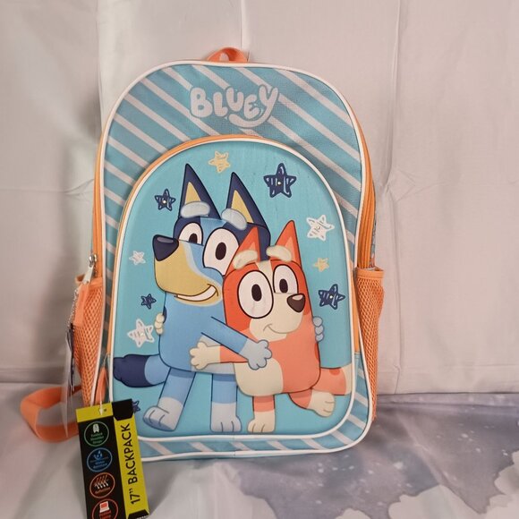 Bluey & Bingo Light-Up Backpack 17" Kids Water Resistant Padded Laptop Sleeve - Picture 1 of 10